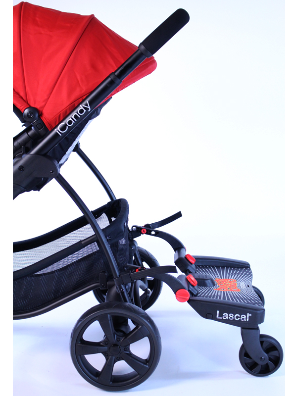 lascal buggy board on icandy peach