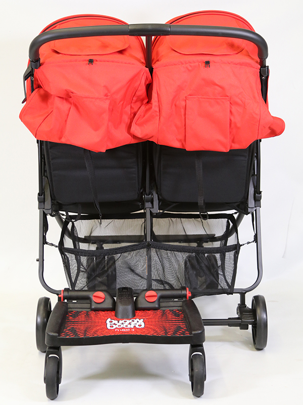 zoe double stroller width