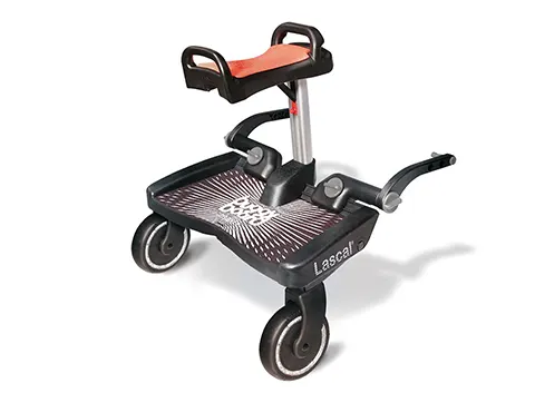 BuggyBoard Maxi+ Balck with red saddle